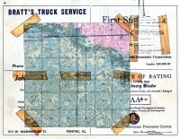 Forest Township Soil Map, Livingston County 1952 Revised 1957 Handwritten